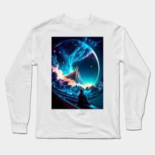 Cosmic Chaos, Magical Landscapes Long Sleeve T-Shirt